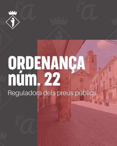 Ordenança Fiscal núm.22